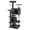 Deep Grey 53" Cat Tree Tower Activity Bed Playing House Condo Home
